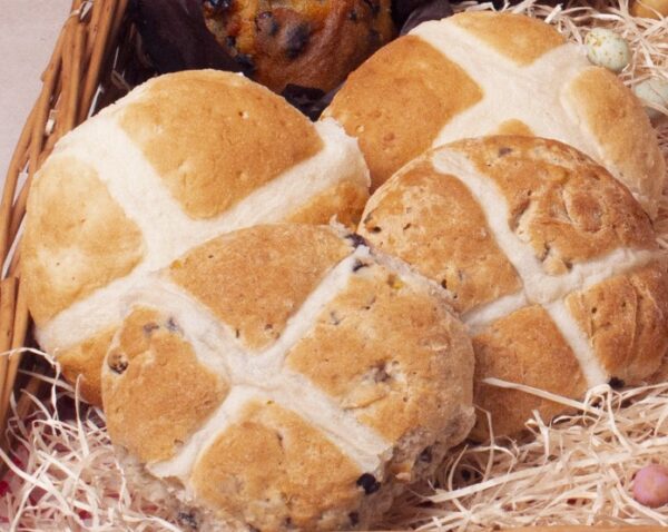 Gluten Free Hot Cross Buns (Pack of 2)